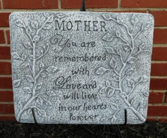 Concrete Memorial Plaques