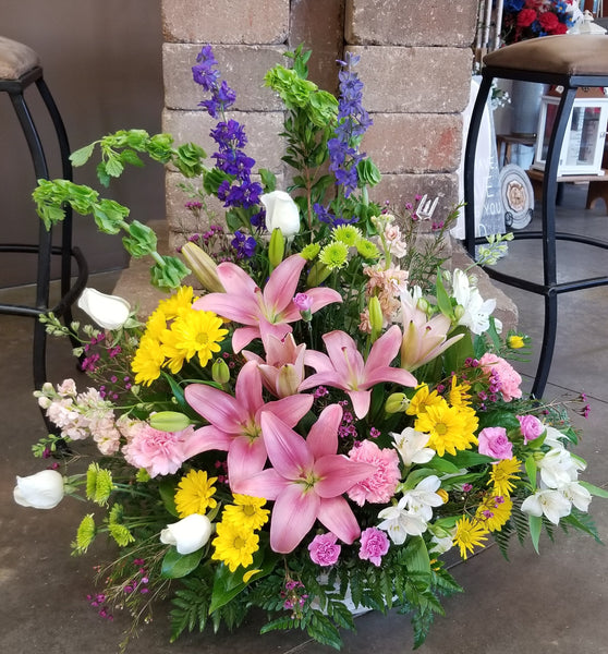 Sympathy Floral Basket