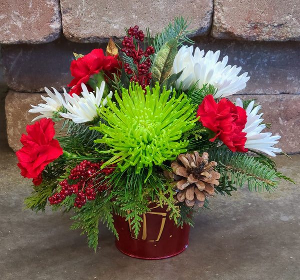 Holiday Floral Arrangement #1